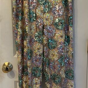 Franco Sarto Multicolor Sequin Joggers